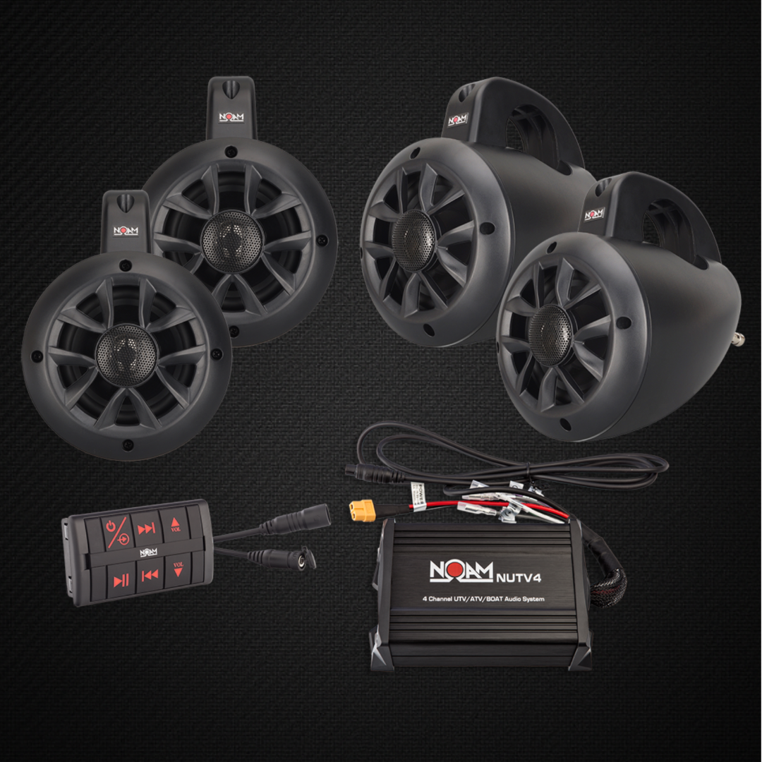 NUTV4 UTV and Golf Cart Speaker Series | Noam Audio – NOAM Audio