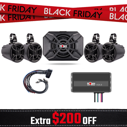 NUTV5-S QUAD - For Ride command - All years RZR Pro XP, PRO R, Turbo R Trail S 1000 + 2022-2025 General, XP 2024-2025