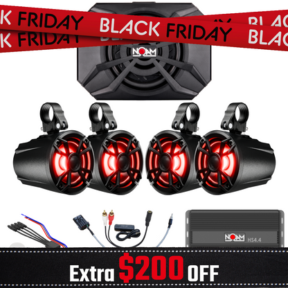 NUTV5-S QUAD - For Ride command - 2018-2023 RZR 1000/Turbo XP + 2018-2024 Ranger 1000 + 2018-2020 General