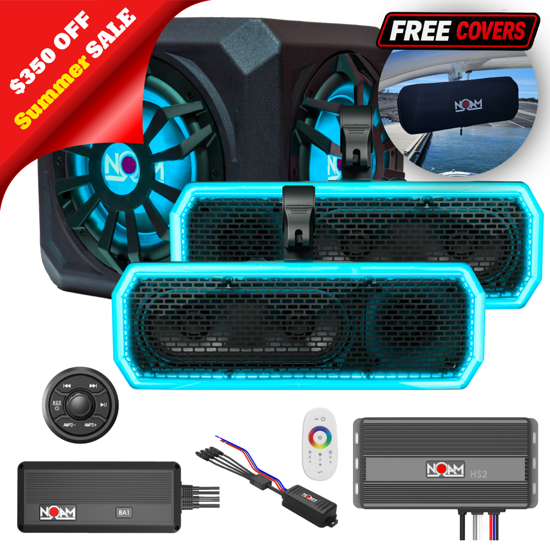 NOAM | InBar-S Black System Kit | UTV Mounts – NOAM Audio