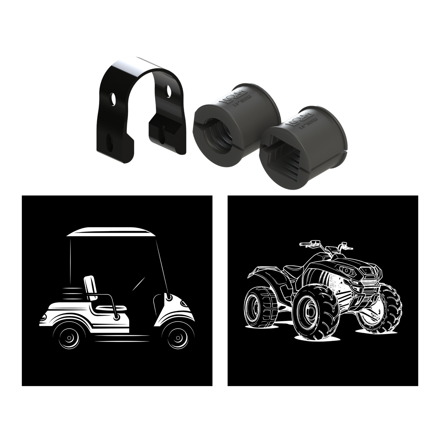 Dual NSB + Dual NSUB Kit | ATV & Golf Cart