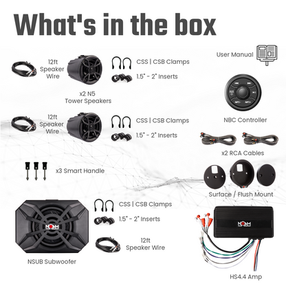 NUTV5-S | UTV Mounts