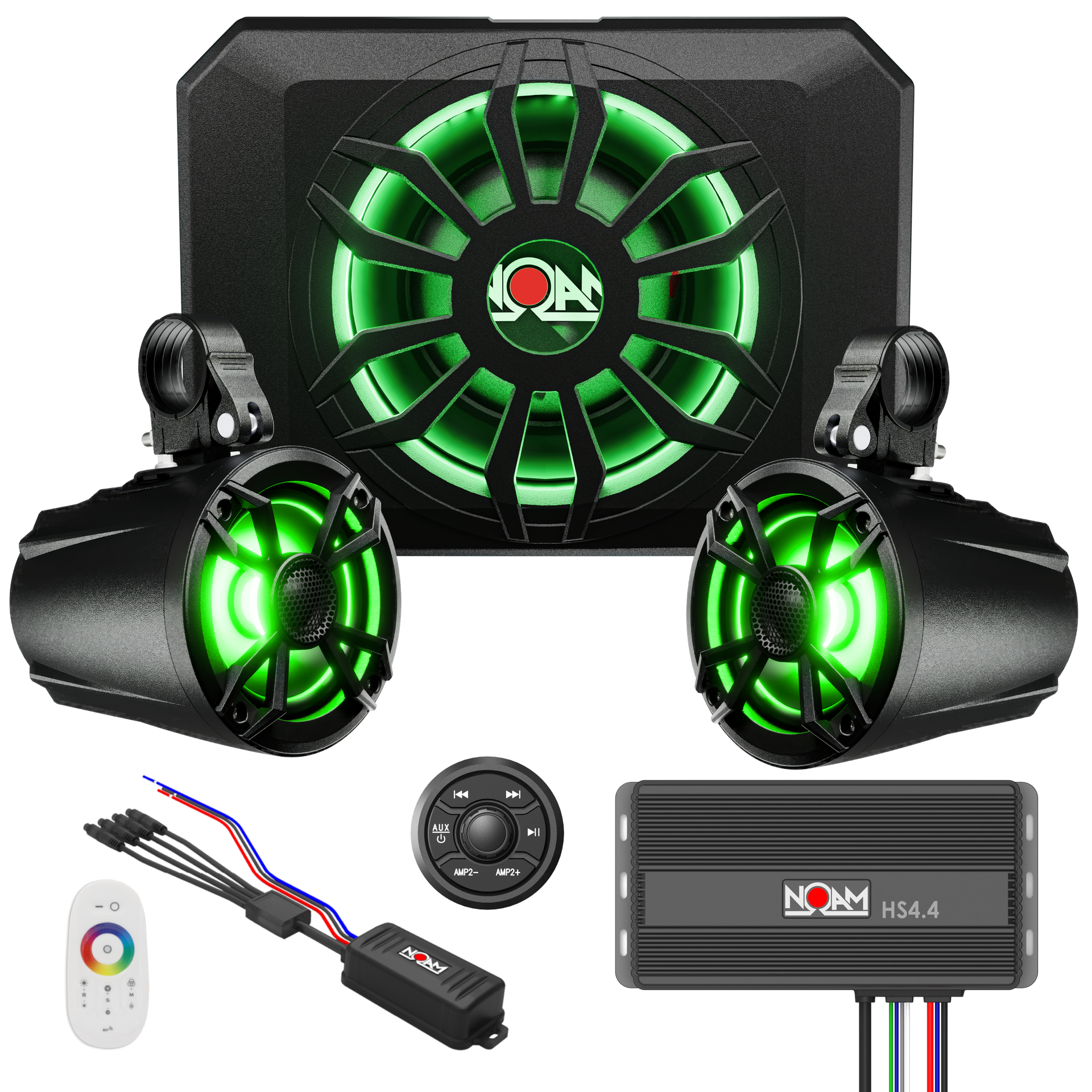 NOAM UTV Audio System | Stereo Kit (SXS) With Subwoofer – NOAM Audio