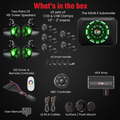 NUTV5-S QUAD | ATV & Golf Cart