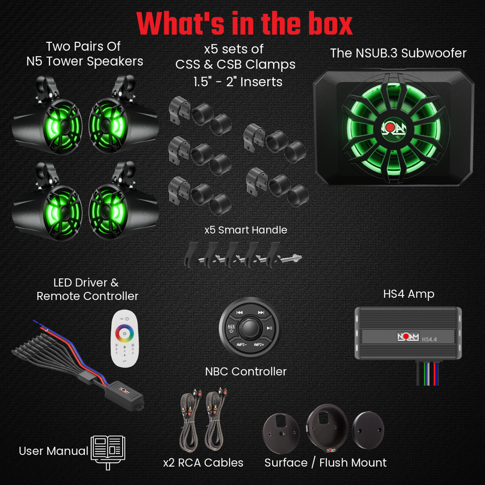 NUTV5-S QUAD | ATV & Golf Cart