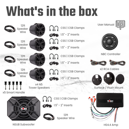 NUTV5-S QUAD | UTV Mounts