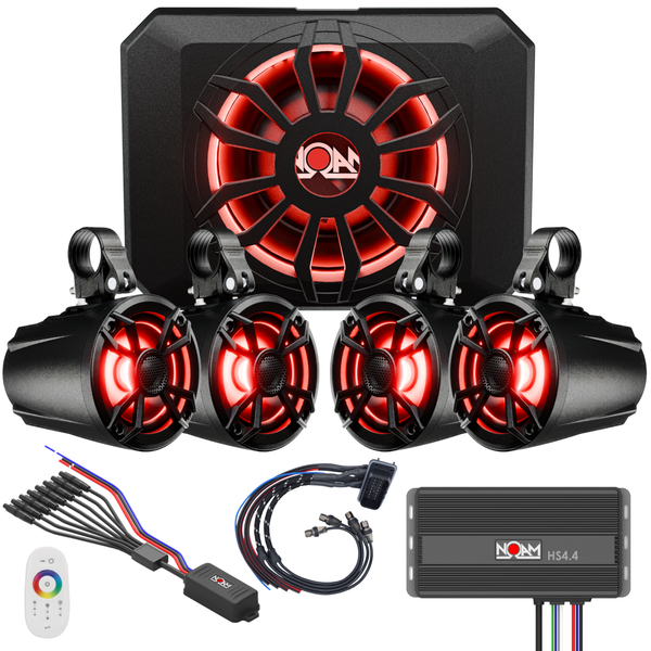 NUTV5-S QUAD - For Ride command - All years RZR Pro XP, PRO R, Turbo R Trail S 1000 + 2022-2025 General, XP 2024-2025